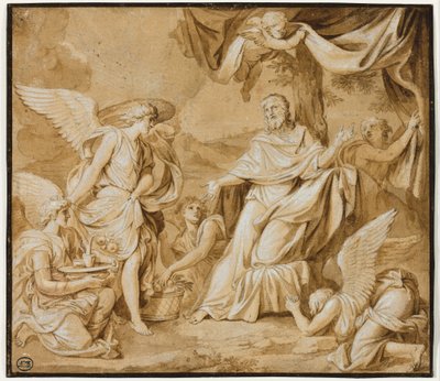 Angeli che Assistono Cristo da Louis Licherie de Beuron